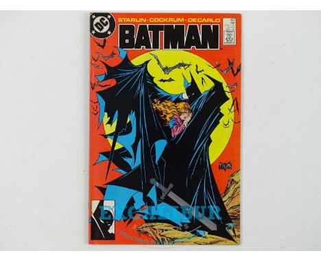 BATMAN #423 - (1988 - DC) - Classic Batman cover by Todd McFarlane with Dave Cockrum interior art - Flat/Unfolded - a photogr