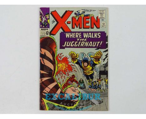 UNCANNY X-MEN #13 (1965 - MARVEL) - Second appearance of Juggernaut + Human Torch, Matt Murdock, Teen Brigade appearances - J
