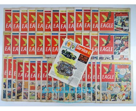 EAGLE COMIC LOT (46 in Lot) - (1951/52/53 - Hutton Press / IPC Magazines) Includes (1951) #1 - 23, 28, 29, 30, 33, 34, 38 + (