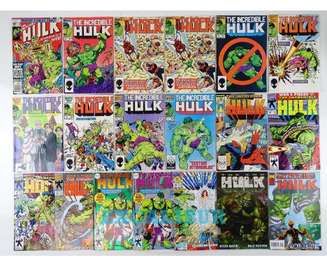 HULK LOT (19 in Lot) - (MARVEL) Includes Issues INCREDIBLE HULK (1977/92) #213, 314, 316 (x 2), 317, 318, 319, 321, 322, 323,