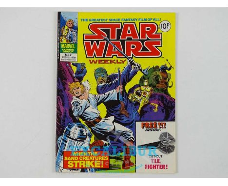 STAR WARS WEEKLY #2 - (1978 - BRITISH MARVEL) - Dated February 15th - FREE GIFT INCLUDED - Part 2 of the Movie adaption - How
