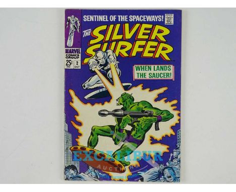 SILVER SURFER #2 - (1968 - MARVEL) - First appearance of the Brotherhood of Badoon + backup story featuring The Watcher - Joh