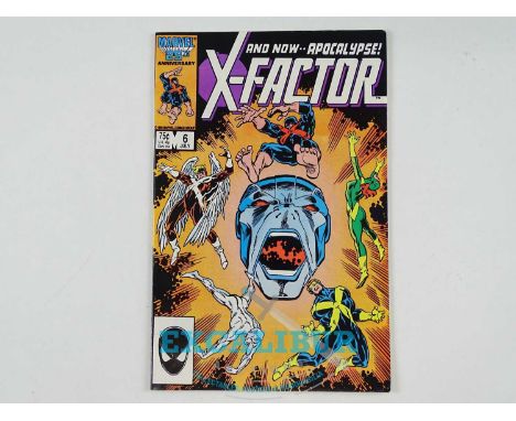 X-FACTOR #6 - (1986 - MARVEL) - Includes First (Full) Appearance of Apocalypse - Flat/Unfolded - a photographic condition rep