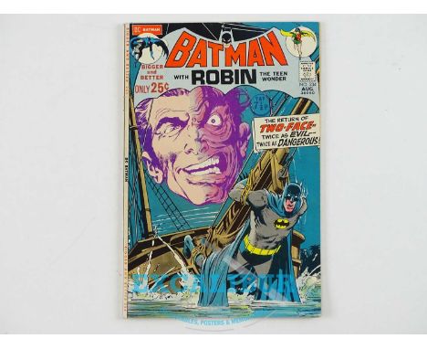 BATMAN #234 - (1971 - DC - UK Cover Price) - First Silver Age appearance and new story featuring Two-Face since the creation 