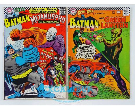 BRAVE &amp; THE BOLD #68 &amp; 69 - (2 in Lot) - (1966/67 - DC - UK Cover Price) - Includes Batman becomes Bat-Hulk &amp; tea