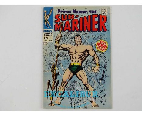 SUB-MARINER #1 - (1968 - MARVEL) - First Silver Age appearance in own title + Origin of the Sub-Mariner retold + Story is con