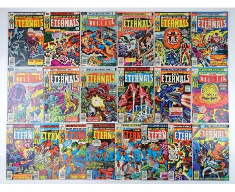 ETERNALS #1, 2, 3, 4, 5, 6, 7, 8, 9, 10, 11, 12, 13,14, 15, 16, 17, 18, 19 + ANNUAL #1 - (20 in Lot) - (1975/77 - MARVEL - US