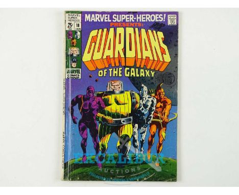 MARVEL SUPER HEROES: GUARDIANS OF THE GALAXY #18 (1968 - MARVEL - UK Cover Price) - Origin and first appearance of the Guardi