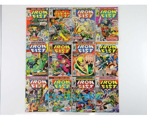 IRON FIST # 2, 3, 4, 5, 6, 7, 8, 9, 10, 11, 12, 13 (12 in Lot) - (1976 - MARVEL - US Price &amp; UK Price Variant) - Includes
