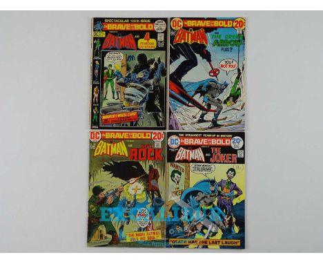 BRAVE &amp; THE BOLD #100, 106, 108, 111 - (4 in Lot) - (1972/74 - DC - US Price &amp; UK Cover Price) - Includes Batman team
