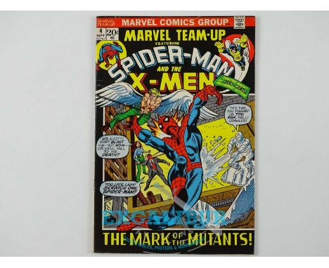 MARVEL TEAM-UP: SPIDER-MAN &amp; THE X-MEN #4 - (1972 - MARVEL) - Fourth appearance of Morbius - Gil Kane cover and interior 