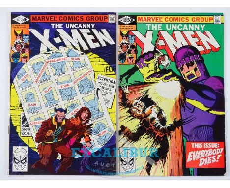 UNCANNY X-MEN #141 &amp; 142 (2 in Lot) - (1981 - MARVEL) - "Days of Future Past" Parts One &amp; Two - First appearances of 