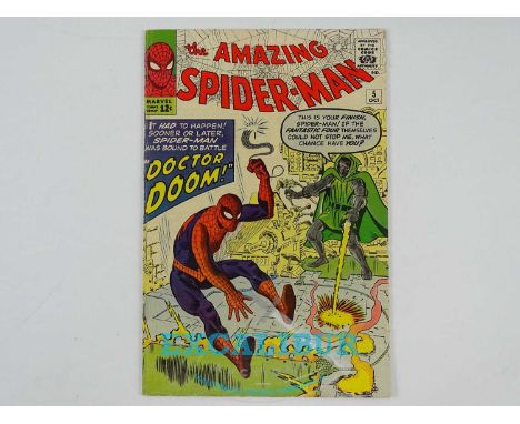 AMAZING SPIDER-MAN #5 - (1963 - MARVEL) - Doctor Doom meets Spider-Man and makes his first appearance outside of Fantastic Fo