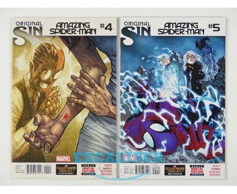 AMAZING SPIDER-MAN: ORIGINAL SIN #4 &amp; 5 (2 in Lot) - (2014 - MARVEL) - MODERN KEY BOOKS - First Printings - First and Sec