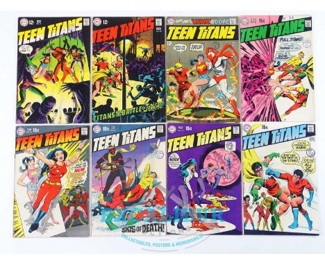 TEEN TITANS #19, 20, 21, 22, 23, 24, 26, 28 - (8 in Lot) - (1969/70 - DC - UK Cover Price) - Includes Speedy replaces Aqualad