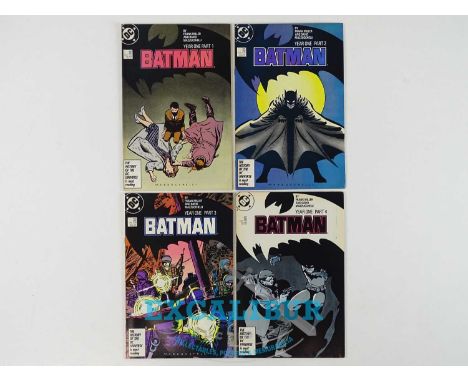 BATMAN: YEAR ONE #404, 405, 406, 407 - (4 in Lot) - (1987 - DC) - Includes Complete 4 Issue Mini Series - First appearance Ca
