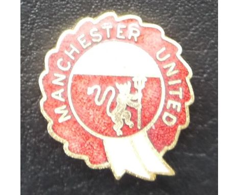 VINTAGE MANCHESTER UNITED BADGE MADE BY COFFER