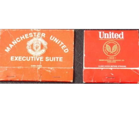 TWO MANCHESTER UNITED VINTAGE MATCHBOOKS