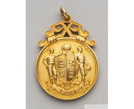 14ct gold 1936 Arsenal v. Sheffield United F.A.Cup winners medal the reverse inscribed THE FOOTBALL ASSOCIATION, with ring su