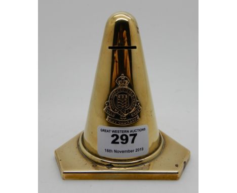A Trench Art bank R.A.O.C. Condition Report: Available upon request