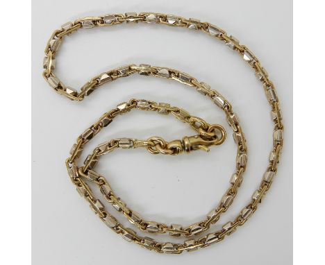 A 9ct gold fancy neck chain length 42cm, weight 21.7gms Condition Report: Available upon request