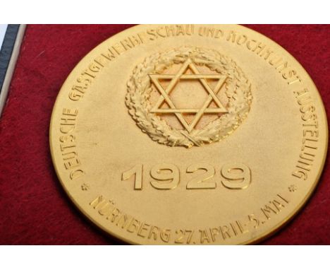 Bronze-Medaille Nürnberg "Deutsche Gastgewerbeschau und Kochkunst Ausstellung", 1929, Nürnberg 27. April - 5. Mai, D 5cm, Abb