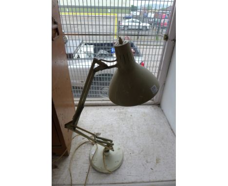 A Norwegian anglepoise lamp