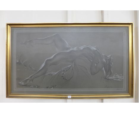 A 1960's signed Antony Brandt limited edition print, Ecstasy, framed