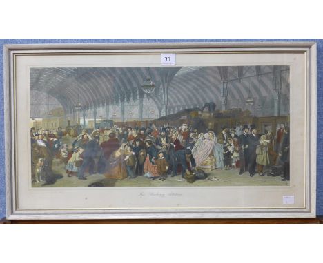 A Railway Station print, after William Powell Frith RA