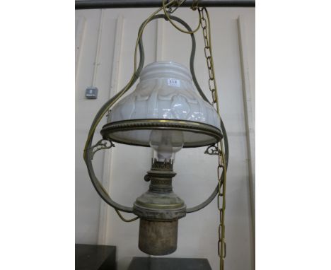 An early 20th Century ceiling light