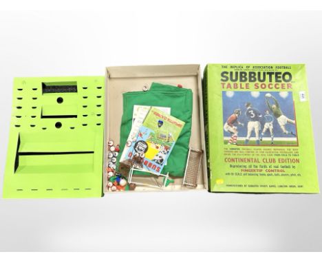 A Subbuteo set 