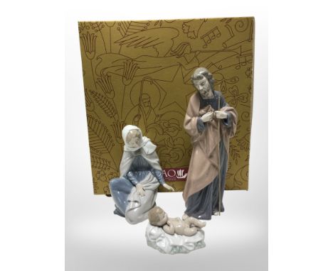 A Nao nativity group, with original box.