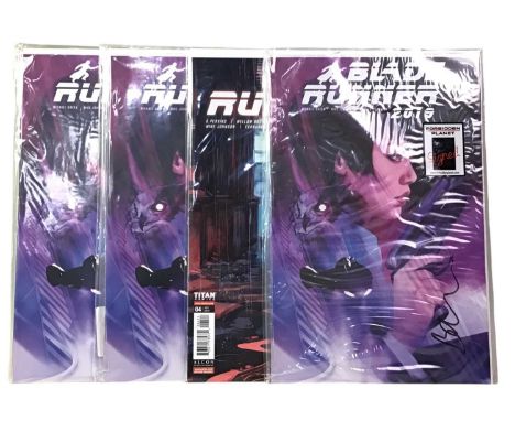 COLLECTION OF BLADE RUNNER COMICS,  including some signed examples, 2019, 2029 and 2039, also a collection of Kick Ass comic 