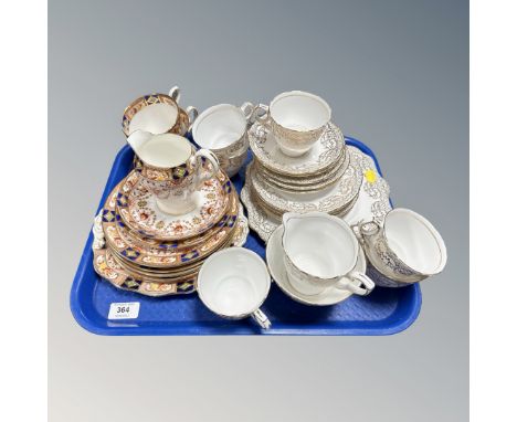 A tray of twenty piece Royal Stafford bone china tea service, further part Royal Stuart tea service 