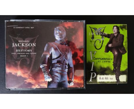 Michael Jackson: German 1st edition 1995 HIStory double cd set with spoken message to his fans on hidden track, and uncensore