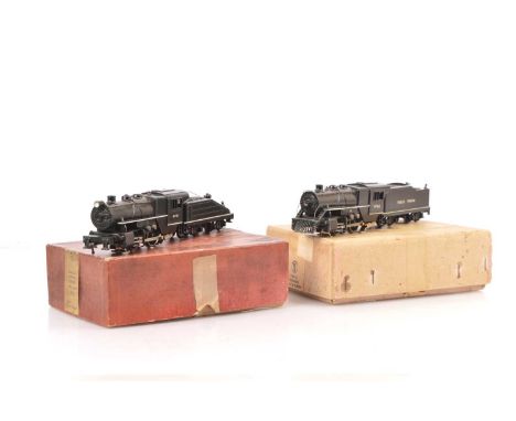 Trix 00 Gauge 14v AC American Locomotives, a similar pair to the above, with Passenger loco and tender No. 4762, also dated K