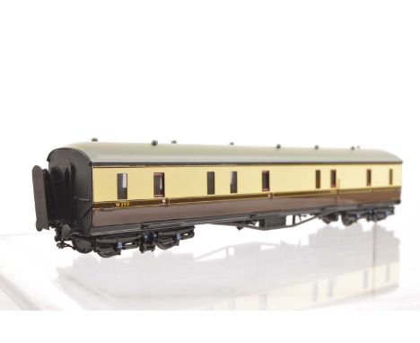 Lawrence Scale Models kit-built 4mm Finescale GWR bogie Hawksworth Passenger Full Brake W290,  built and painted to high stan