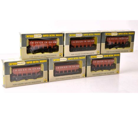 Six Wrenn 00 Gauge W5036 'Hoveringham' Hopper wagons,  all in original boxes, E, boxes VG-E (6)