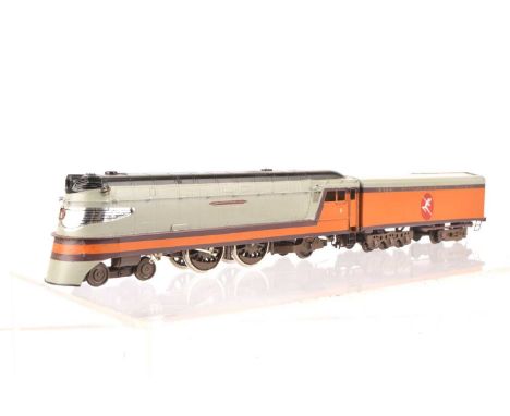 Nickel Plate Products Inc H0 Gauge Chicago Milwaukee St Paul & Pacific 4-4-2 'Hiawatha', made by KMT/Kumata, Japan, custom pa