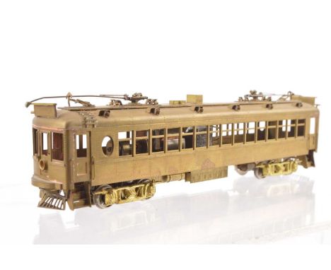 E Suydam & Co H0 Gauge Pacific Electric Powered Steel San Berdoo Twelve Coach Model No 1200,  made by Orion, Japan, unpainted