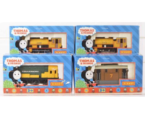 Hornby China Thomas The Tank Engine OO Gauge Locomotives,  all boxed, R9067 diesel shunter Arry with open mouth, in green/yel