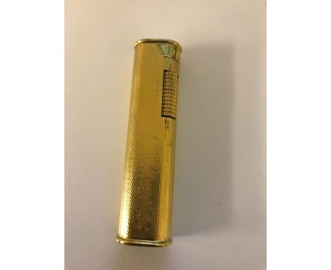 A Dunhill gold-plated lighter