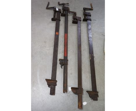 Four Sash Window Fitter Tools, 124cms long 