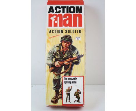A Boxed Action Man action soldiers by Palitoy. 