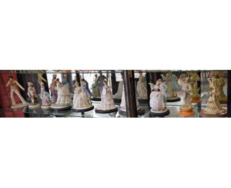 A set of four Royal Worcester figures, from The Age Of Courtship collection, The Tryst, The Flirtation, The Proposal and The 