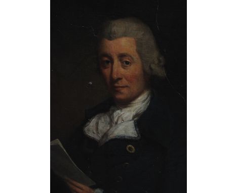Attributed to Lemuel Francis Abbott (1760 - 1803)Portrait of a gentleman possibly called John DeareOil on canvas77cm x 64cm