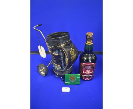 Old Saint Andrews 12 Year Old Blended Scotch Whisky with Presentation Caddy and Gold Tees