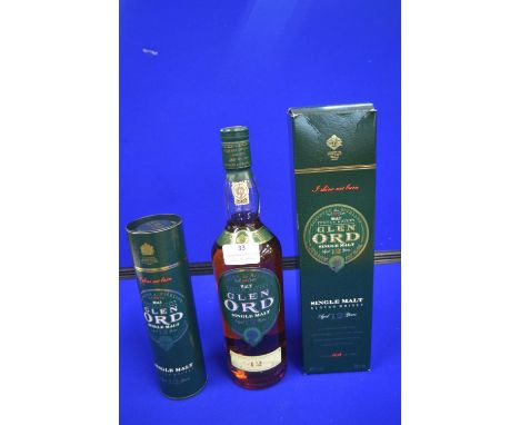 Glen Ord 12 Year Old Single Malt Scotch Whisky plus 20cl Bottle