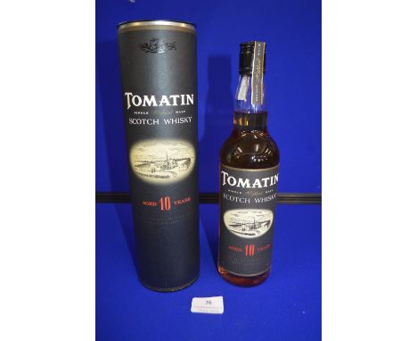 Tomatin 10 Year Old Single Malt Scotch Whisky