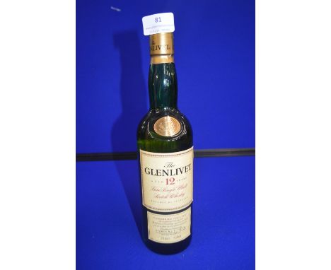 The Glenlivet Single Malt Scotch Whisky (unpackaged)